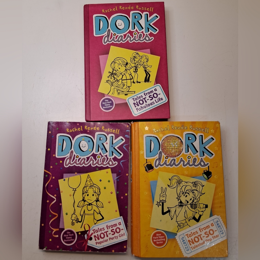 Dork Diaries Book Set - Book 1, 2, and 3